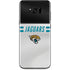 NFL Jacksonville Jaguars White Striped Galaxy S8 Plus Skin